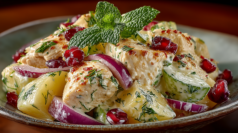 Easy Chicken Apple Salad Recipe in 10 Minutes